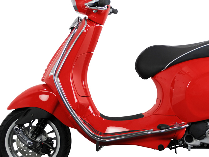 Sturzbügel vorne -PIAGGIO- Vespa Primavera 50 (ZAPC53100, ZAPC53200), Vespa Primavera 125 (ZAPM81100), Vespa Primavera 150 (ZAPM81200), Vespa Sprint 50 (ZAPC53101, ZAPC53201), Vespa Sprint 125 (RP8M82111, ZAPM81300, ZAPM81301) - chrom