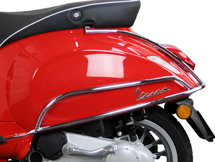 Sturzbügel hinten -PIAGGIO- Vespa Primavera 50 (ZAPC53100, ZAPC53200), Vespa Primavera 125 (ZAPM81100), Vespa Primavera 150 (ZAPM81200), Vespa Sprint 50 (ZAPC53101, ZAPC53201), Vespa Sprint 125 (RP8M82111, ZAPM81300, ZAPM81301) - chrom