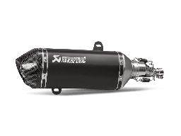 [AKS-VE125SO2-HZBL] Slip-On Schalldämpfer AKRAPOVIC Vespa GTS 125 E5 schwarz